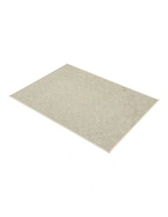 Marlow Front Door Mat 90x60cm Non Slip Dirt Trapping Rug for Entrance Brown