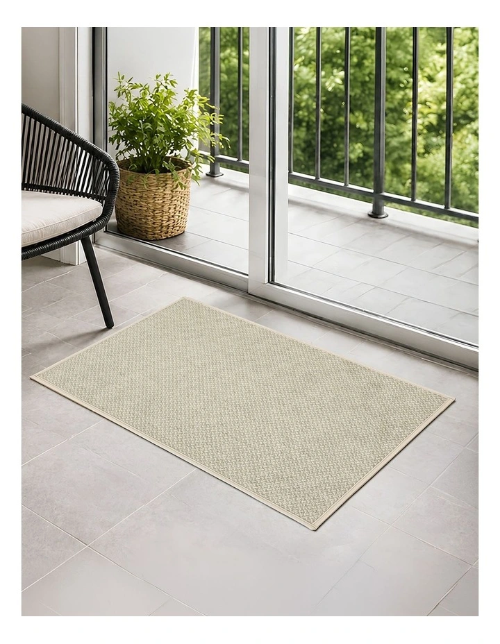 Marlow Front Door Mat 90x60cm Non Slip Dirt Trapping Rug for Entrance Brown image 7
