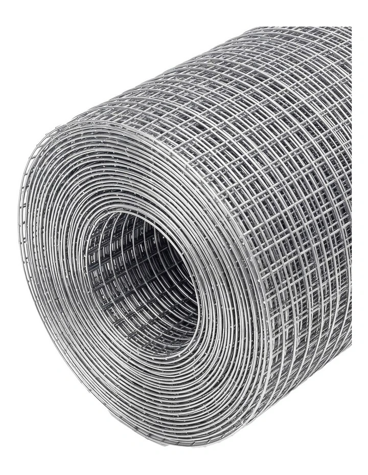Lambu Rat Mesh Galvanized Steel 6mm 12mx40cm Roll Garden Pest Control Silver image 3