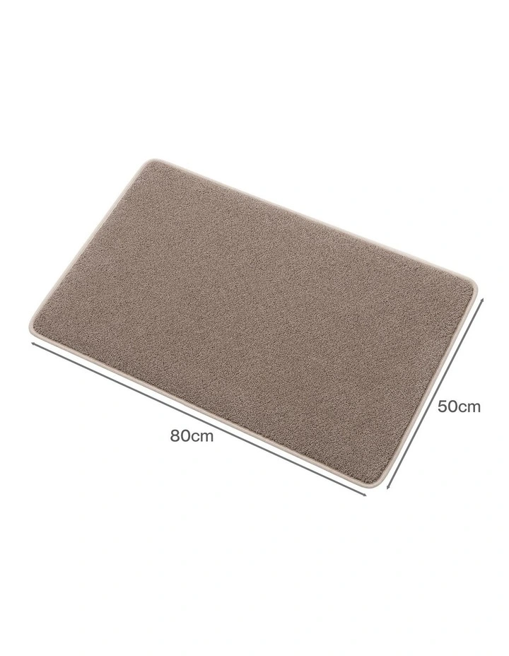 Marlow Door Mat Non Slip Absorbent Washable Pet Friendly for Entrance Beige image 2