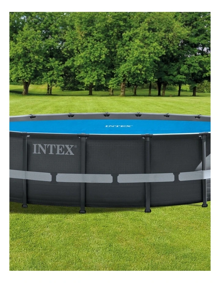 Intex 5.49m Above Ground Solar Outdoor Pool Cover Efficient Blue image 3