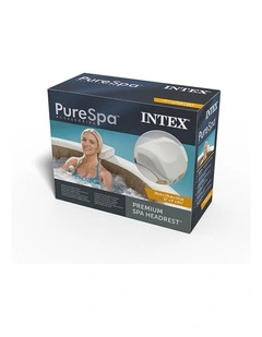 Intex Premium Foam Headrest For PureSpa Hot Tub Spa Accessory White