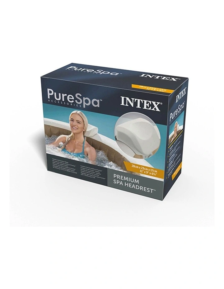 Intex Premium Foam Headrest For PureSpa Hot Tub Spa Accessory White image 1