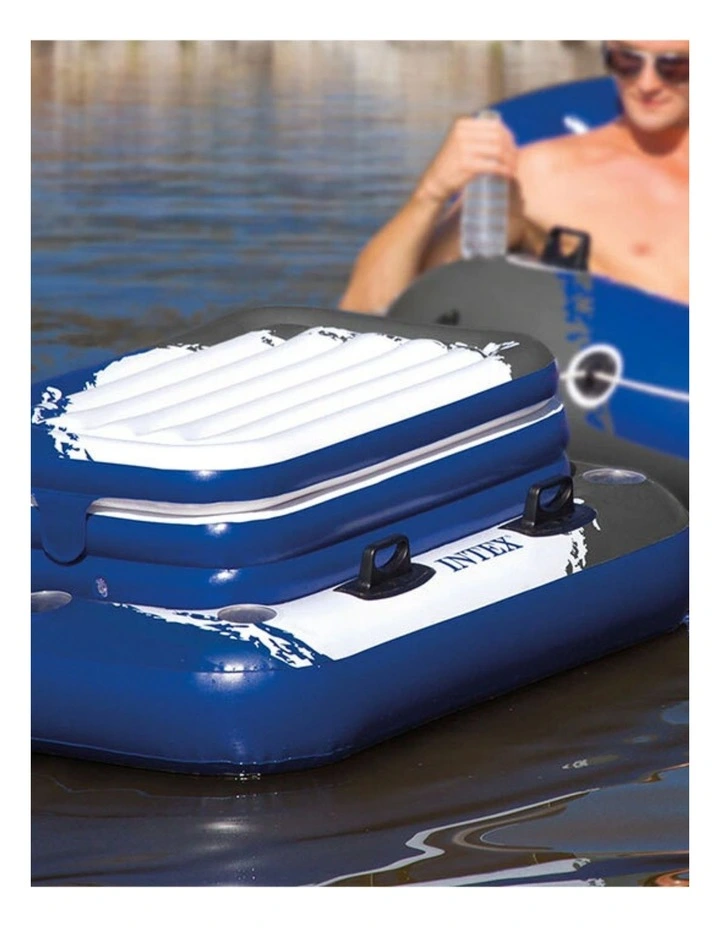 Intex Mega Chill 2 Inflatable Pool Float With Removable Ice Chest And 6 Cup Holders image 3