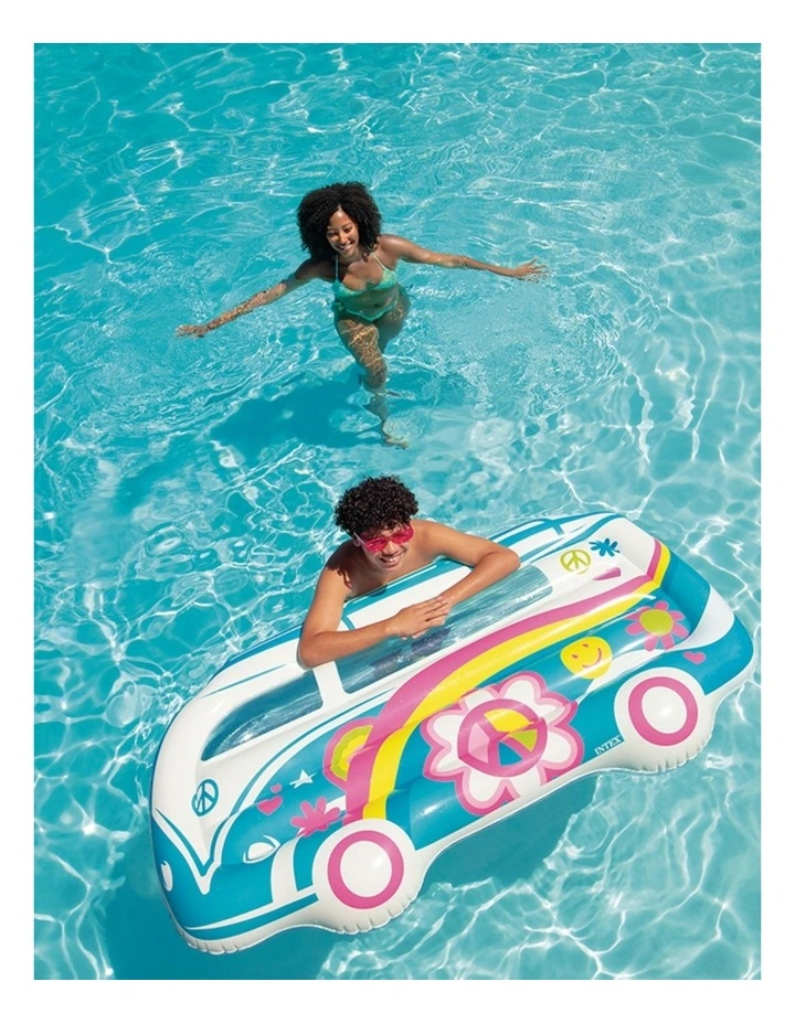 Intex Groovy Van Inflatable Pool Lounge Float Colourful Durable Vinyl image 2