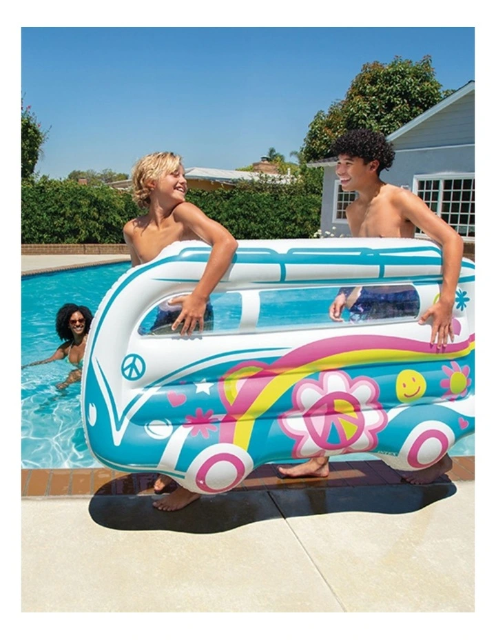 Intex Groovy Van Inflatable Pool Lounge Float Colourful Durable Vinyl image 3