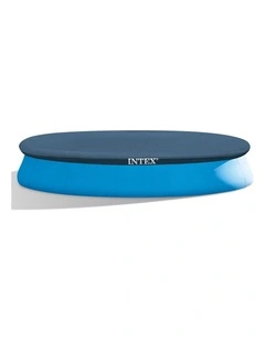 Intex Easy Set Cover UV Resistant Blue With Rope Ties Drain Holes 15ft