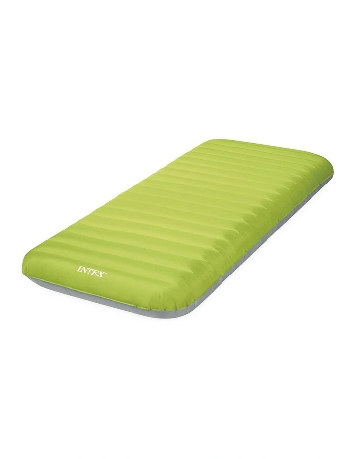 Intex TPU Dura-Beam Camping Mat Green With USB150 Pump Outdoor Use image 2