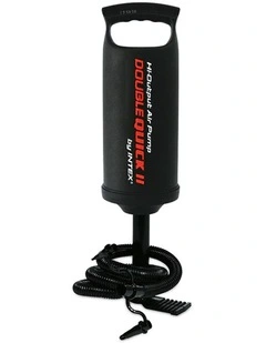 Intex High Output Double Action Hand Pump With 3 Nozzles For Fast Inflation 14in