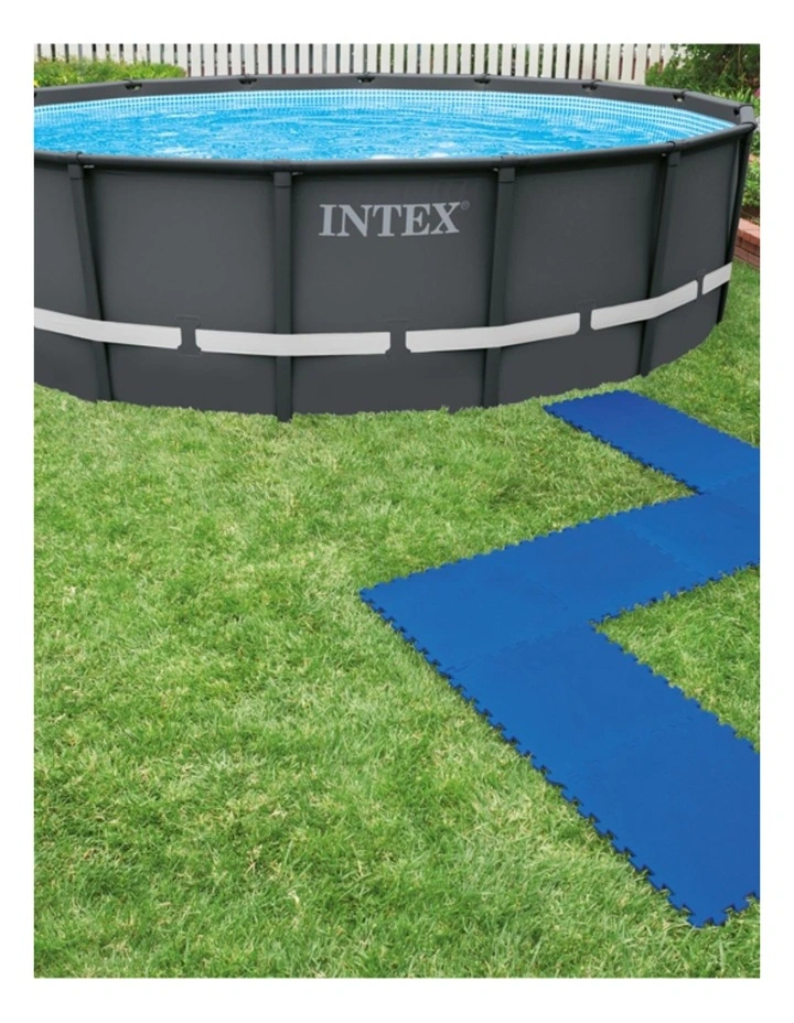 8pc Intex Interlocking Padded Floor Protector Squares For Pool 50cm image 5