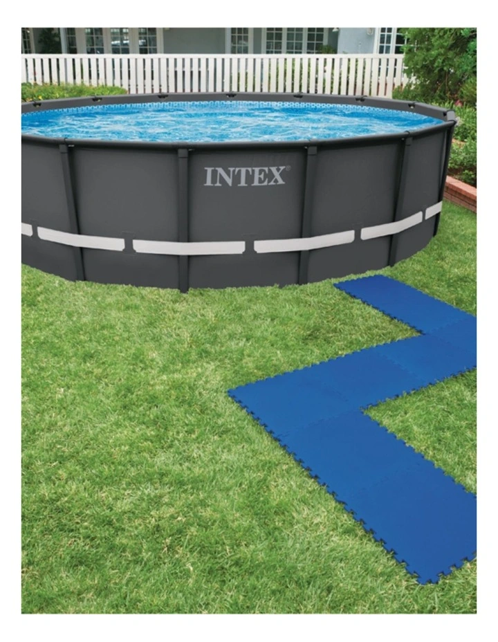 8pc Intex Interlocking Padded Floor Protector Squares For Pool 50cm image 7