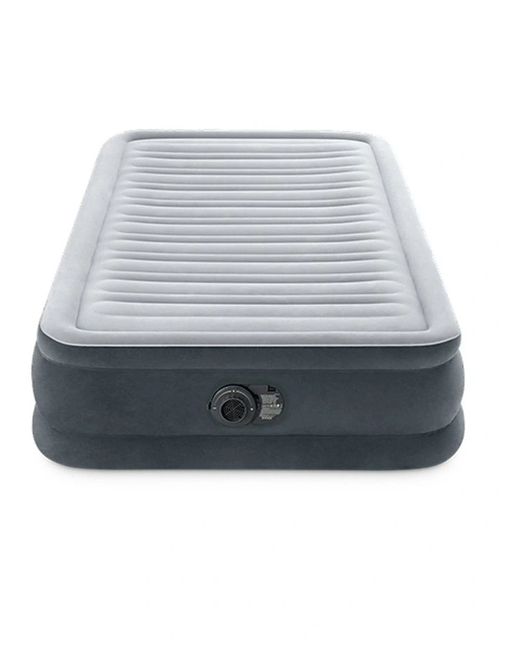 Intex Twin Dura-Beam Comfort-Plush Airbed With Fiber-Tech And Built-In Pump image 2