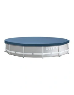 Intex Round Above Ground Outdoor Pool Cover With Rope Tie Drain Holes 4.75mx25cm