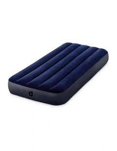 Intex Dura Beam Junior Twin Downy Airbed Blue 76cm x 1.91m Durable Plush Top