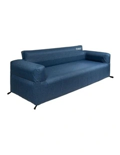 Quest Outdoors Air Sofa Inflatable 4 Seater Camping Chair Navy