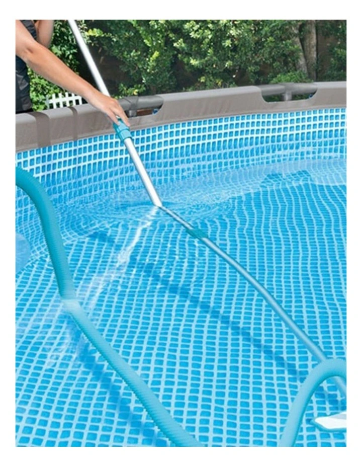 Intex Deluxe Vacuum Pool Hose 25ft Flexible Blue 1.5 Inch Diameter image 2