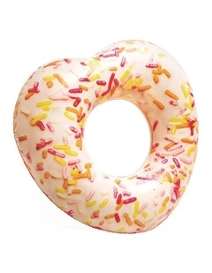 Intex Sprinkle Donut Heart Tube Inflatable Float Fun Design 94x89cm