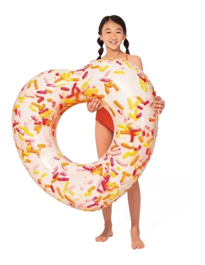 Intex Sprinkle Donut Heart Tube Inflatable Float Fun Design 94x89cm image 4