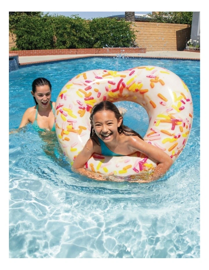 Intex Sprinkle Donut Heart Tube Inflatable Float Fun Design 94x89cm image 5