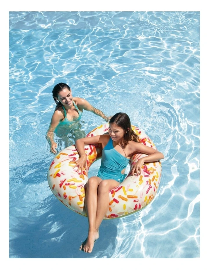 Intex Sprinkle Donut Heart Tube Inflatable Float Fun Design 94x89cm image 6