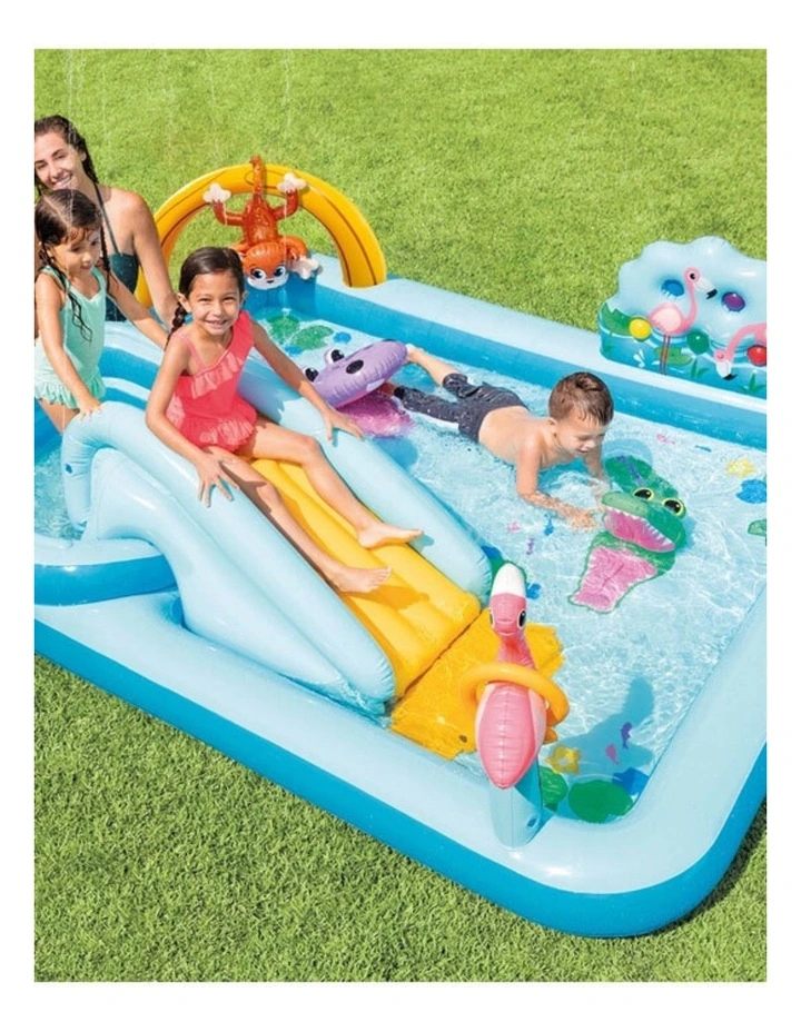 Intex Rectangular Jungle Adventure Inflatable Kids Play Centre image 6