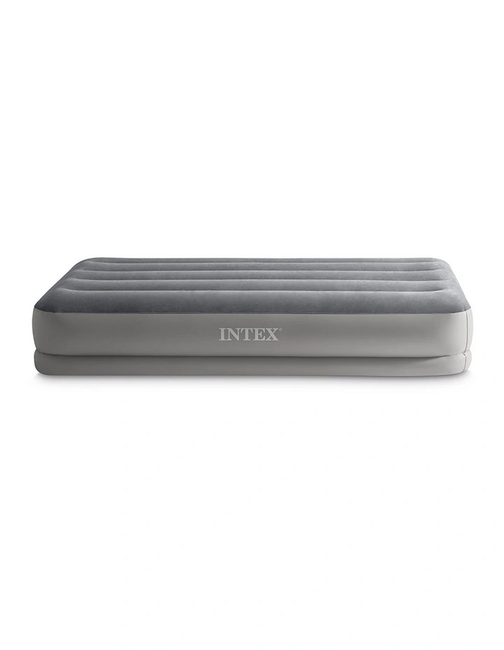 Intex Dura-Beam Prestige Twin Airbed With Built-In USB Pump Fiber-Tech image 1