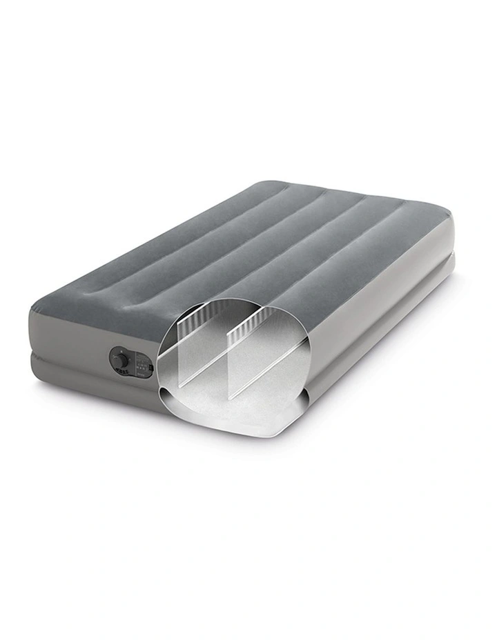 Intex Dura-Beam Prestige Twin Airbed With Built-In USB Pump Fiber-Tech image 2