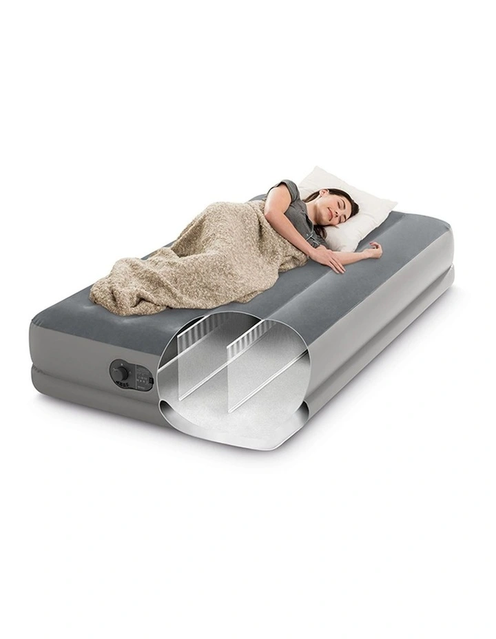 Intex Dura-Beam Prestige Twin Airbed With Built-In USB Pump Fiber-Tech image 3