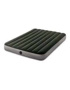 Intex Full Dura-Beam Prestige Inflatable Airbed With Battery Pump
