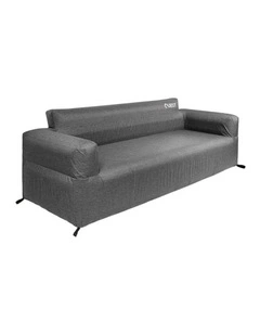 Quest Outdoors Air Sofa Inflatable 4 Seater Camping Chair Charcoal