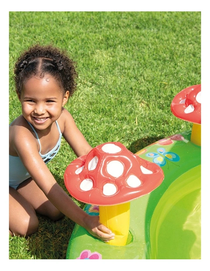 Intex Inflatable My Garden Play Centre Kids Water Slide Pool 2y Colourful image 4