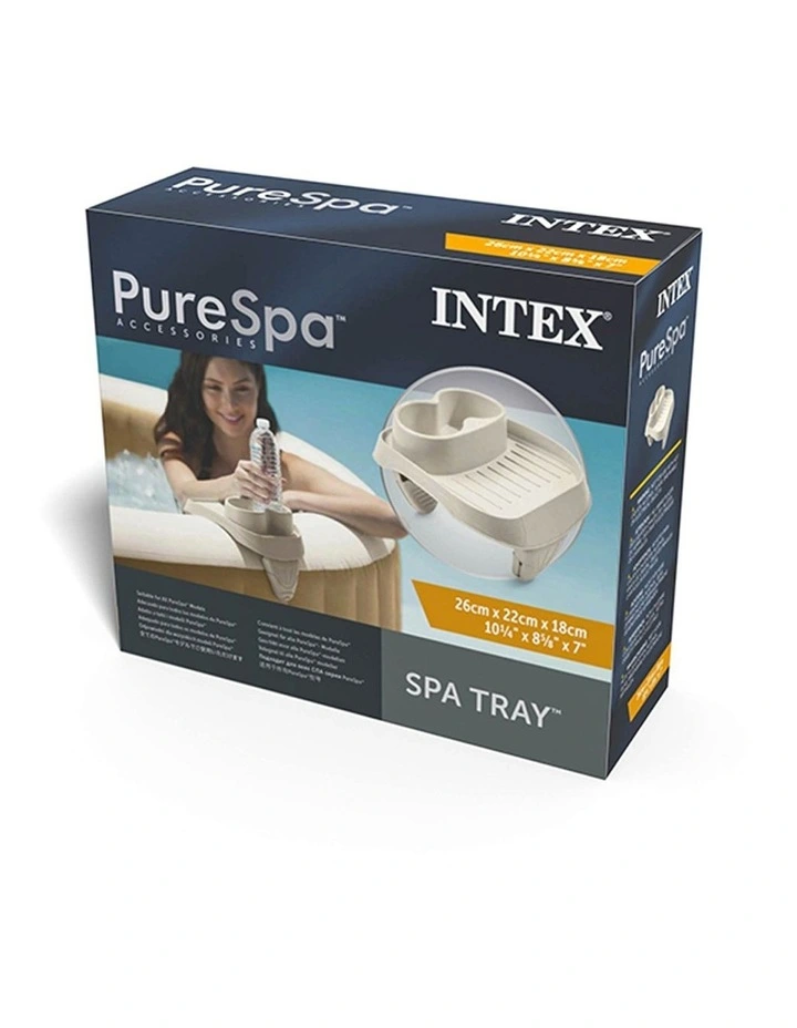 Intex Tray Cup Holder For PureSpa Inflatable Hot Tub Cream Refreshment Tray image 3