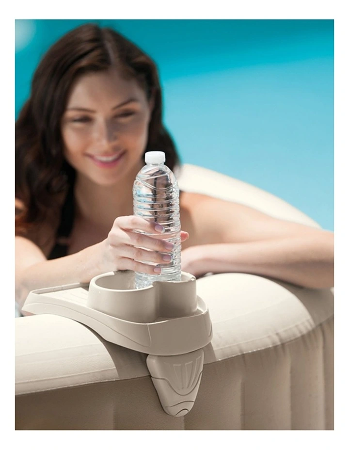 Intex Tray Cup Holder For PureSpa Inflatable Hot Tub Cream Refreshment Tray image 4