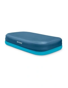 Intex Rectangular Cover For Kids Inflatable Swimming Pool Blue