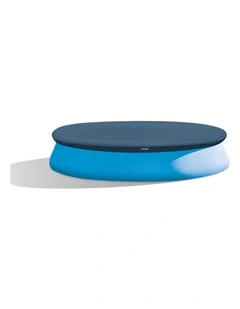 Intex Easy Set Outdoor Pool Cover Round Overhang Blue 3.9mx30cm