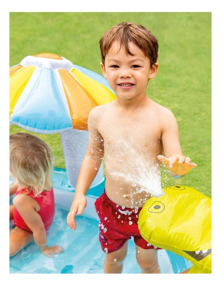 Intex Gator Play Centre Inflatable Kids Pool With Water Sprayer 2y  image 3