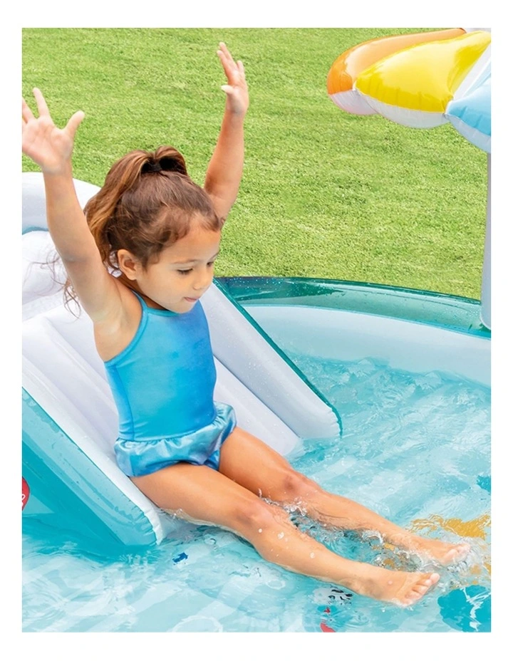 Intex Gator Play Centre Inflatable Kids Pool With Water Sprayer 2y  image 4
