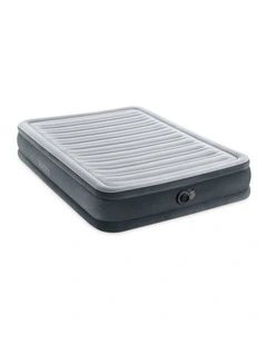 Intex Double Comfort-Plush Airbed With Fiber-Tech And Built-In Pump
