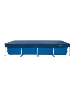Intex Rectangular All-Season Deluxe Pool Cover Blue UV Resistant 4.5x2.2m