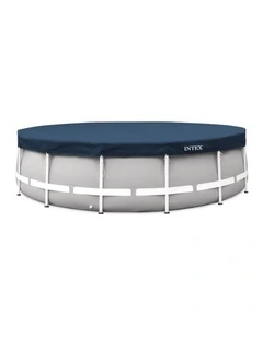 Intex Round All-Season Deluxe Pool Cover Blue UV Resistant 457x20cm