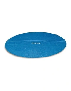 INTEX Above Ground Solar Outdoor Pool Cover 4.57m Efficient Blue Covering