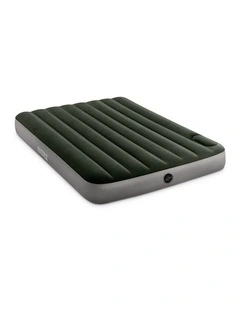 Intex Full Dura-Beam Downy Inflatable Airbed With Built-In Foot Pump