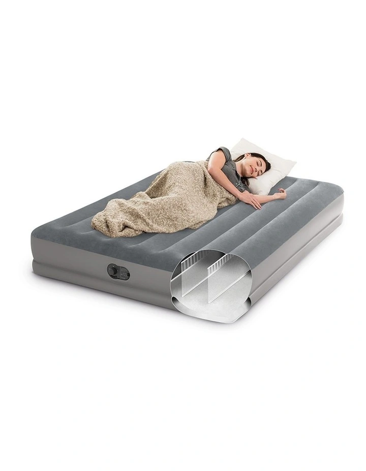 Intex Dura-Beam Prestige Queen Airbed With Built-In USB Pump Fiber-Tech image 3
