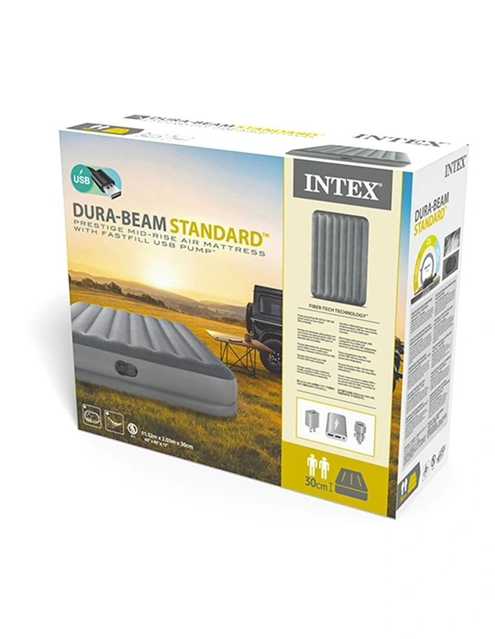 Intex Dura-Beam Prestige Queen Airbed With Built-In USB Pump Fiber-Tech image 7