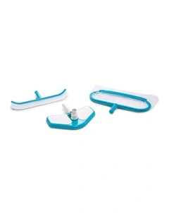 3pc Intex Deluxe Cleaning Kit Swimming Pool Cleaner Set for Above Ground Pools