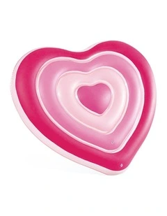 INTEX Sweetheart Inflatable Pool Lounge Float Pink Durable Vinyl 75cm Wide