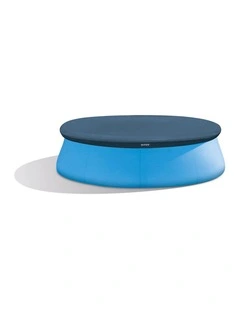 Intex Protection Cover For 8ft Above Ground Swimming Pool Blue