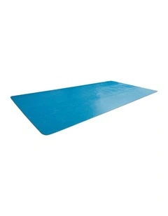 Intex Solar Outdoor Pool Cover Rectangle Blue Keeps Water Warm 4.8x2.4m
