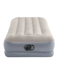 Intex Twin Pillow Rest Mid-Rise Airbed With Fiber-Tech Support