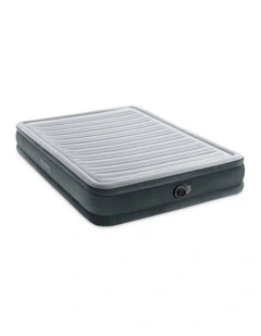 Intex Queen Dura-Beam Comfort-Plush Airbed With Fiber-Tech And Built-InPump